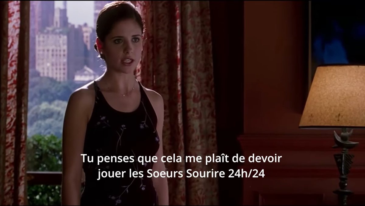 Sarah Michelle Gellar dans Sexe intentions, avec sous-titres français incrustés